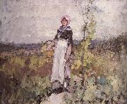 Nicolae Grigorescu French peasant Woman in the Vineyard china oil painting reproduction